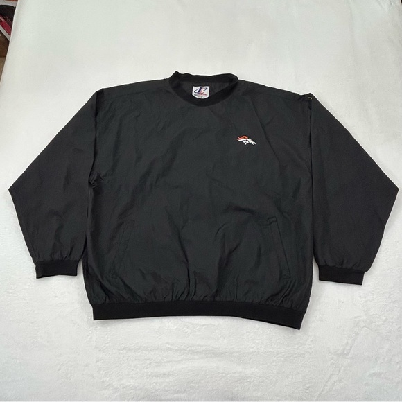 Logo Athletic Other - Vintage Logo Athletic Denver Broncos Football x Castrol Black Windbreaker Jacket